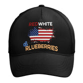 Patriot Memorial Baseball Cap, "Red, White & Blueberries" Tribute Hat (1993-2025) YW061-25023189-4