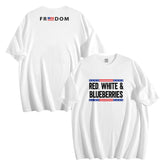 Patriot Tribute T-Shirt Collection, "Red, White & Blueberries" Conservative Memorial Tee PR064-25025146-7