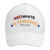 Patriot Memorial Baseball Cap, "Red, White & Blueberries" Tribute Hat (1993-2025) YW061-25023189-3
