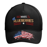 Patriot Memorial Baseball Cap, "Red, White & Blueberries" Tribute Hat (1993-2025) YW061-25023189-5