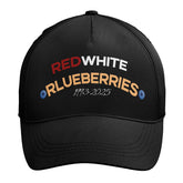 Patriot Memorial Baseball Cap, "Red, White & Blueberries" Tribute Hat (1993-2025) YW061-25023189-3