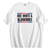 Patriot Tribute T-Shirt Collection, "Red, White & Blueberries" Conservative Memorial Tee PR064-25025146-7