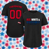 Custom Patriot Baseball Jersey, "Red, White & Blueberries" Conservative Pride Shirt BSBJ01-25020197-2