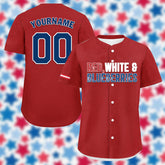 Custom Patriot Baseball Jersey, "Red, White & Blueberries" Conservative Pride Shirt BSBJ01-25020197-5