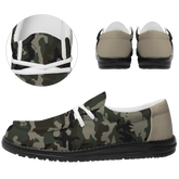 Customized Patriotic Casual Shoe, Canvas Walking Sneaker, Oxford Lace-Ups Shoes from Men and Women,2202-C0601