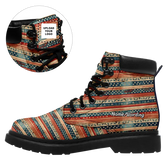Personalized Flag Boots, Custom USA-Theme Boots, America Patriotic Boots,1921-23020125