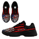 Personalized American Pride Shoes,Custom US Flag Sneakers,Patriotic Shoes,FN020-24020005