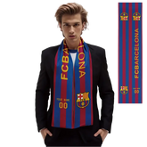 Personalized Crystal Plush Scarf, Custom Trendy Scarf, Warm and Comfort Scarf,PR041-24020015