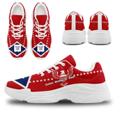 Personalized Patriotic Sneakers, Custom USA Flag Shoes, Veteran Shoes,FN020-23020199