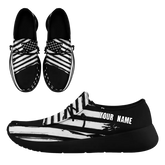 Personalized America Flag Sneakers, Custom Patriotic Loafer Shoes, Canvas Slip On Shoes,
FN018-24020303-3b