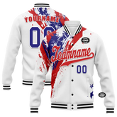 Personalized Flag Jackets, Custom Patriotic Jackets, Stars and Stripes Jackets for Men and Women