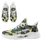 Personalized Camo Style Shoes, Military-Inspired Sneakers, Breathable and Lightweight Camouflage Sneakers