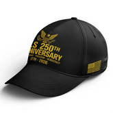 USA 250th Anniversary Patriot Cap, 1776-2026 Pro-America Freedom Hat YW061-25020196