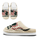 Patriotic Veteran's Pride Slipper Collection, USA Military Cozy Padded House Shoes FN057-25027164