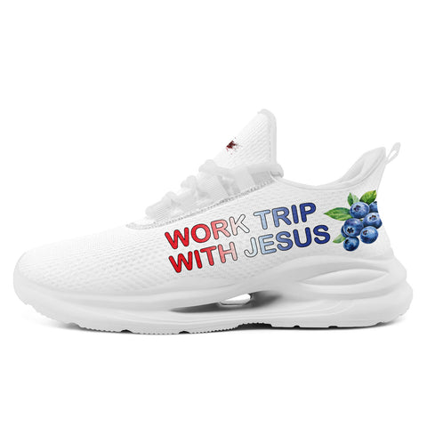 "Red, White & Blueberries" Patriotic Athletic Sneakers, Pro-America Conservative Pride Trainers FN079-25028156-5