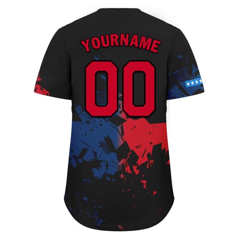 Custom Patriot Baseball Jersey, "Red, White & Blueberries" Conservative Pride Shirt BSBJ01-25020197-1