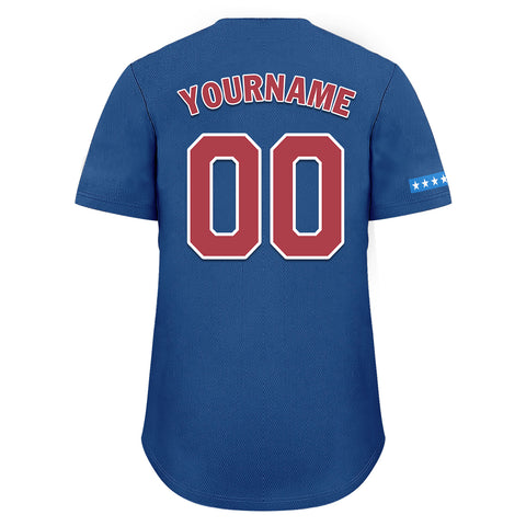 Custom Patriot Baseball Jersey, "Red, White & Blueberries" Conservative Pride Shirt BSBJ01-25020197-7