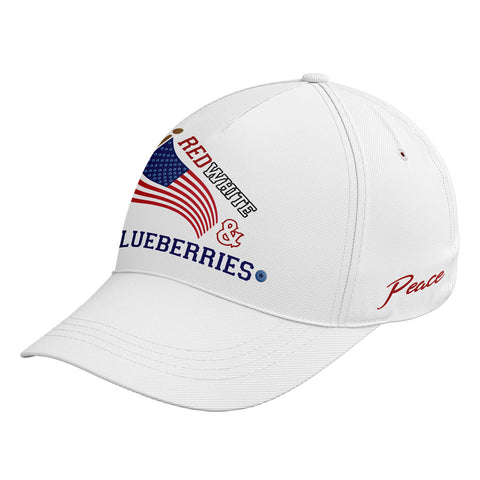 Patriot Memorial Baseball Cap, "Red, White & Blueberries" Tribute Hat (1993-2025) YW061-25023189-2