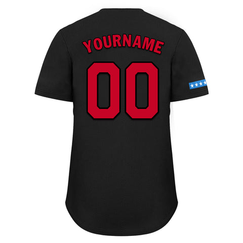 Custom Patriot Baseball Jersey, "Red, White & Blueberries" Conservative Pride Shirt BSBJ01-25020197-3
