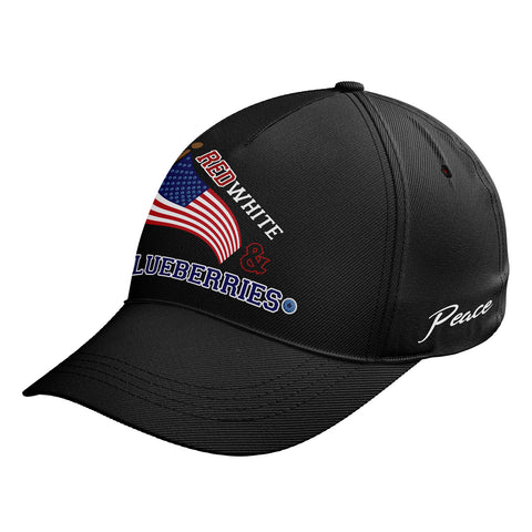 Patriot Memorial Baseball Cap, "Red, White & Blueberries" Tribute Hat (1993-2025) YW061-25023189-2