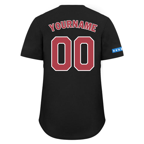 Custom Patriot Baseball Jersey, "Red, White & Blueberries" Conservative Pride Shirt BSBJ01-25020197-6