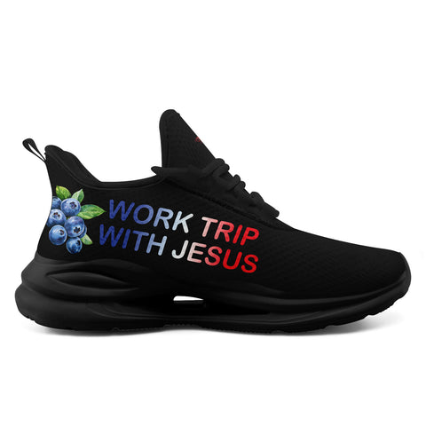 "Red, White & Blueberries" Patriotic Athletic Sneakers, Pro-America Conservative Pride Trainers FN079-25028156-5