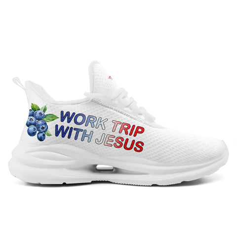 "Red, White & Blueberries" Patriotic Athletic Sneakers, Pro-America Conservative Pride Trainers FN079-25028156-5