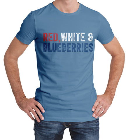 Patriot Tribute T-Shirt Collection, "Red, White & Blueberries" Conservative Memorial Tee PR064-25025146-10