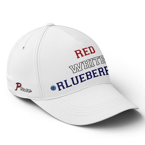 Patriot Memorial Baseball Cap, "Red, White & Blueberries" Tribute Hat (1993-2025) YW061-25023189-1