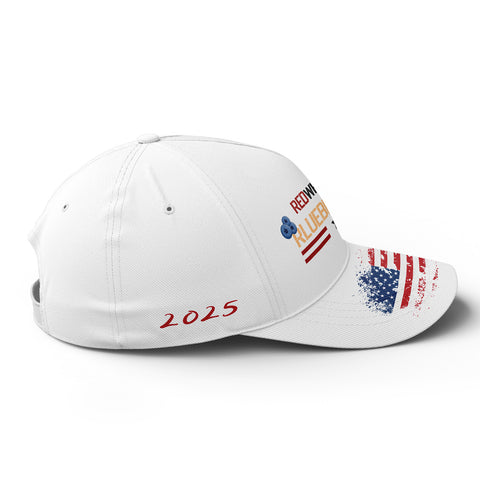 Patriot Memorial Baseball Cap, "Red, White & Blueberries" Tribute Hat (1993-2025) YW061-25023189-5