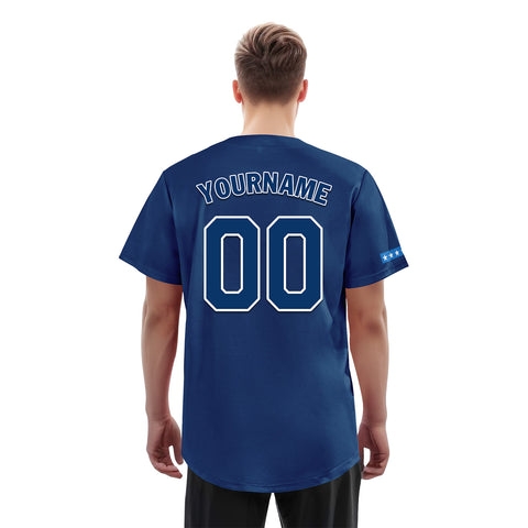 Custom Patriot Baseball Jersey, "Red, White & Blueberries" Conservative Pride Shirt BSBJ01-25020197-4