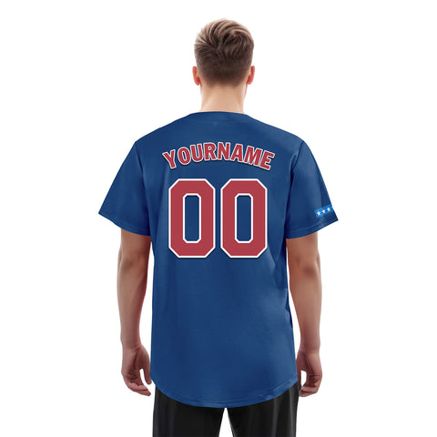 Custom Patriot Baseball Jersey, "Red, White & Blueberries" Conservative Pride Shirt BSBJ01-25020197-7
