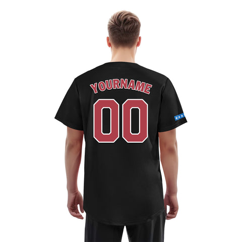 Custom Patriot Baseball Jersey, "Red, White & Blueberries" Conservative Pride Shirt BSBJ01-25020197-6