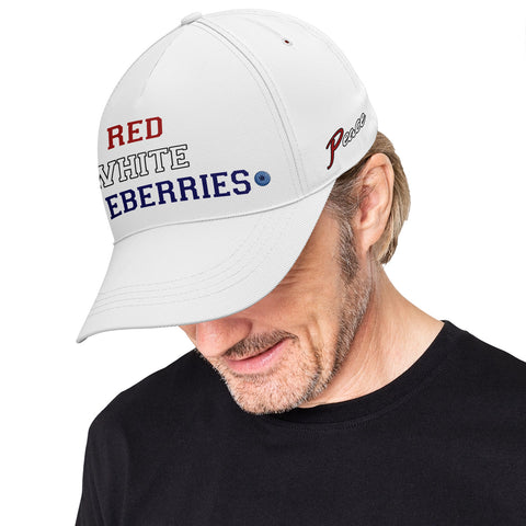 Patriot Memorial Baseball Cap, "Red, White & Blueberries" Tribute Hat (1993-2025) YW061-25023189-1