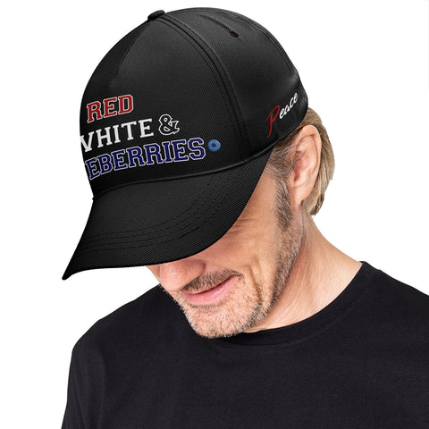 Patriot Memorial Baseball Cap, "Red, White & Blueberries" Tribute Hat (1993-2025) YW061-25023189-1