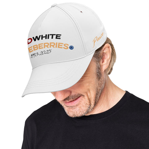 Patriot Memorial Baseball Cap, "Red, White & Blueberries" Tribute Hat (1993-2025) YW061-25023189-3
