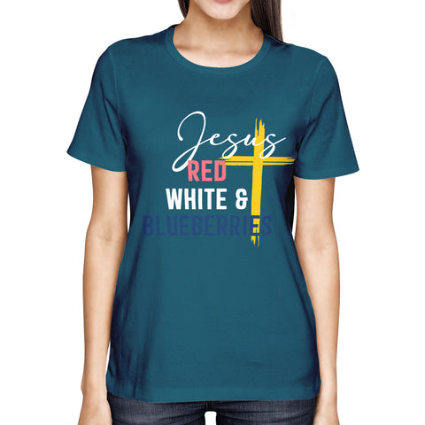 Patriot Tribute T-Shirt Collection, "Red, White & Blueberries" Conservative Memorial Tee PR064-25025146-9