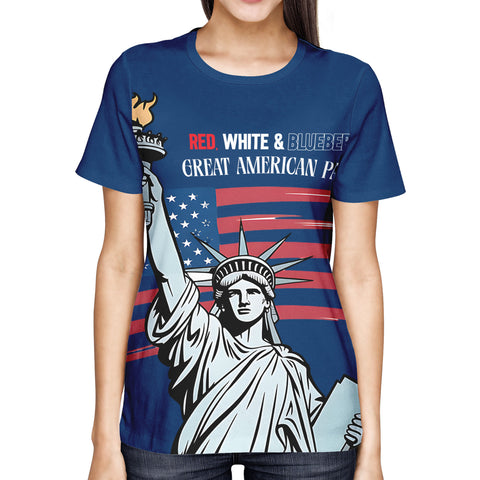 Patriot Tribute T-Shirt Collection, "Red, White & Blueberries" Conservative Memorial Tee PR064-25025146-8