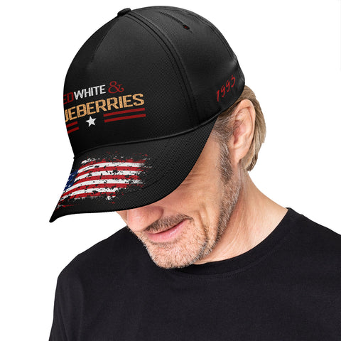 Patriot Memorial Baseball Cap, "Red, White & Blueberries" Tribute Hat (1993-2025) YW061-25023189-5