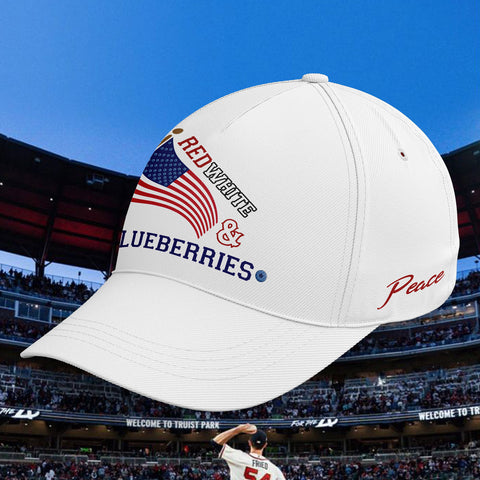 Patriot Memorial Baseball Cap, "Red, White & Blueberries" Tribute Hat (1993-2025) YW061-25023189-2