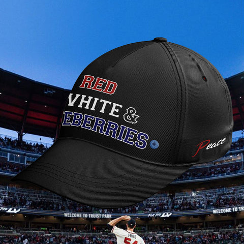 Patriot Memorial Baseball Cap, "Red, White & Blueberries" Tribute Hat (1993-2025) YW061-25023189-1