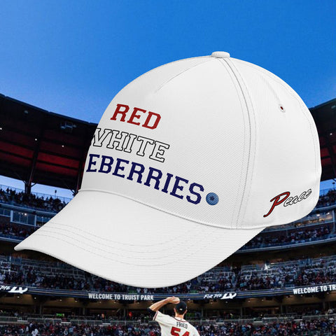 Patriot Memorial Baseball Cap, "Red, White & Blueberries" Tribute Hat (1993-2025) YW061-25023189-1