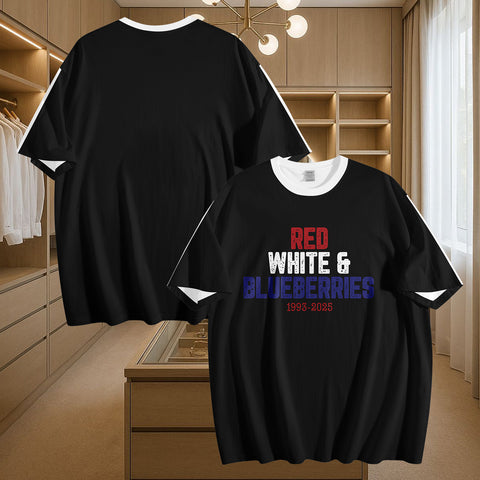 Patriot Tribute T-Shirt Collection, "Red, White & Blueberries" Conservative Memorial Tee PR064-25025146-1