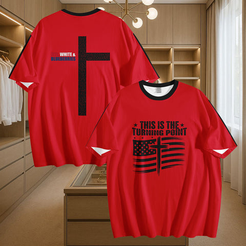 Patriot Tribute T-Shirt Collection, "Red, White & Blueberries" Conservative Memorial Tee PR064-25025146-12