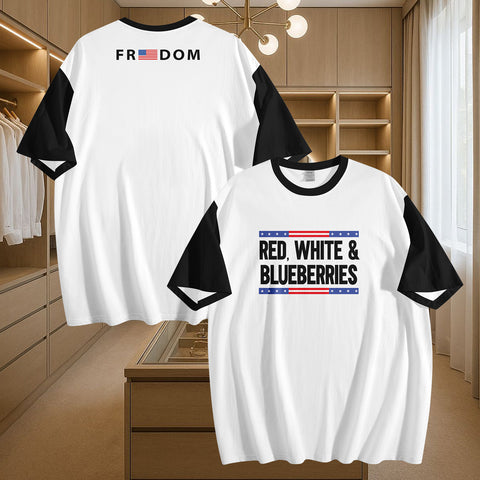 Patriot Tribute T-Shirt Collection, "Red, White & Blueberries" Conservative Memorial Tee PR064-25025146-4