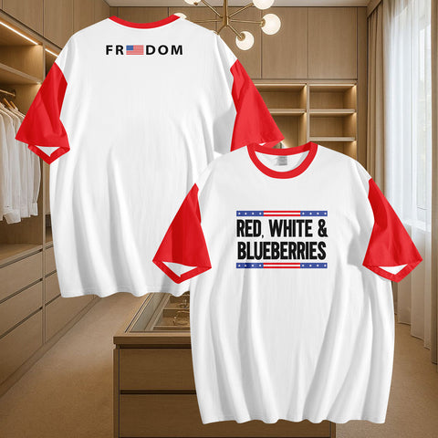 Patriot Tribute T-Shirt Collection, "Red, White & Blueberries" Conservative Memorial Tee PR064-25025146-6
