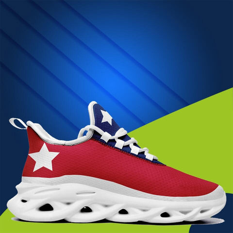 MaxSoul-B03009 Custom Max Soul American Flag, USA Flag Sneakers Max Soul, Shoes, Printed Shoes