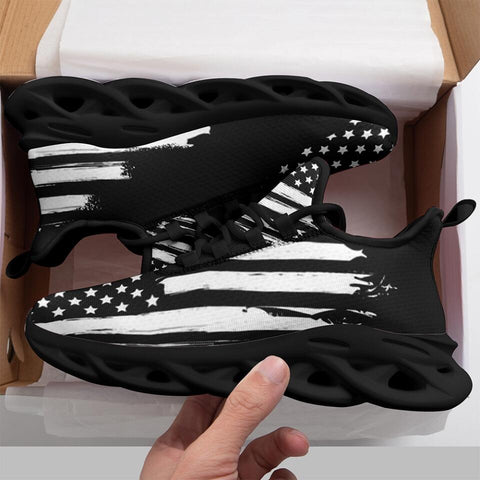 MaxSoul-B03006 Custom Max Soul American Flag, USA Flag Sneakers Max Soul, Shoes, Printed Shoes