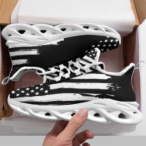 MaxSoul-B03005 Custom Max Soul American Flag, USA Flag Sneakers Max Soul, Shoes, Printed Shoes