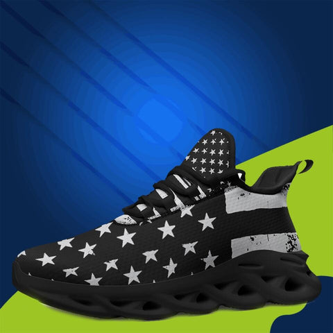 MaxSoul-B03012 Custom Max Soul American Flag, USA Flag Sneakers Max Soul, Shoes, Printed Shoes